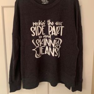 Size Large Black Sweatshirt